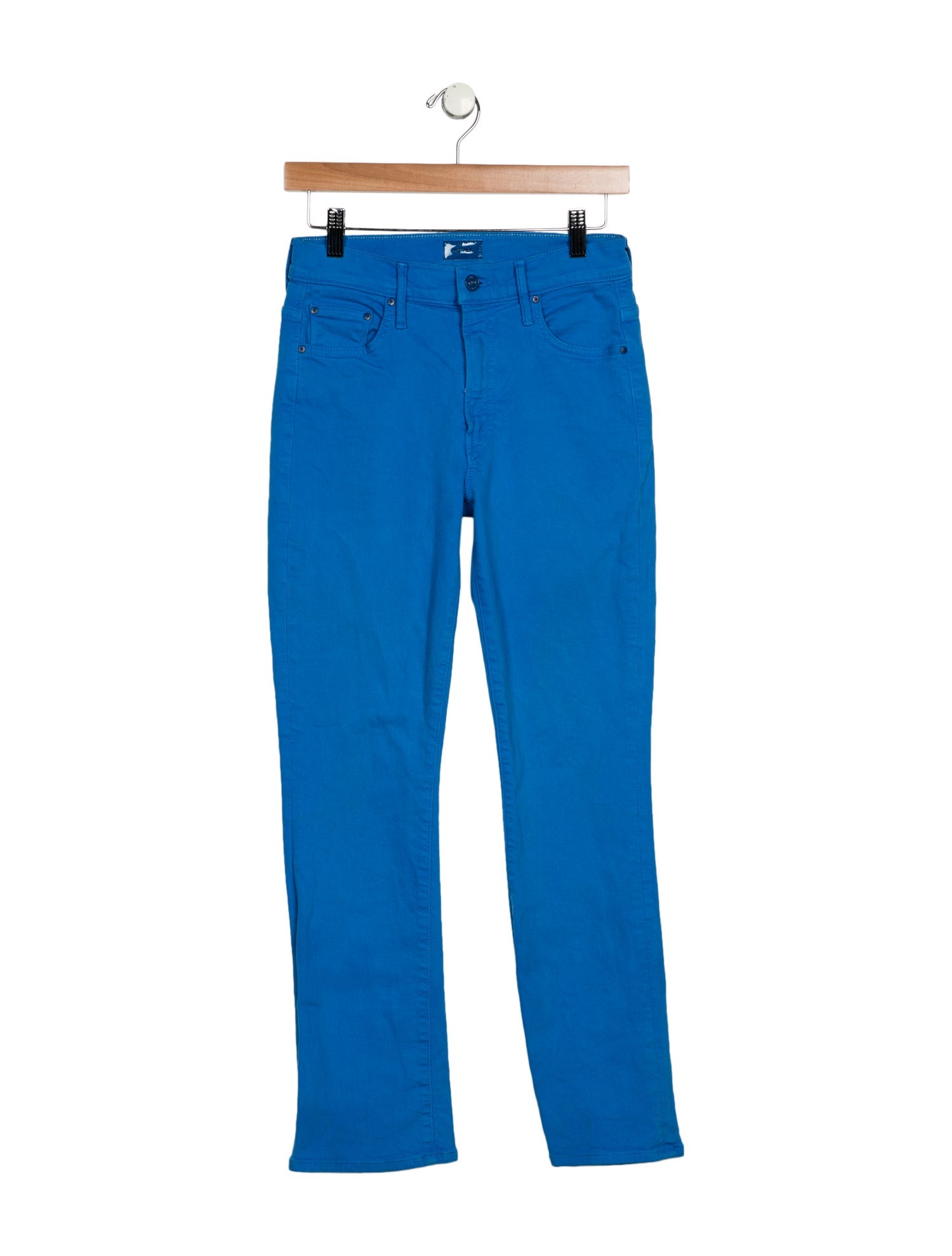 Mother Mid-Rise Straight Leg Jeans