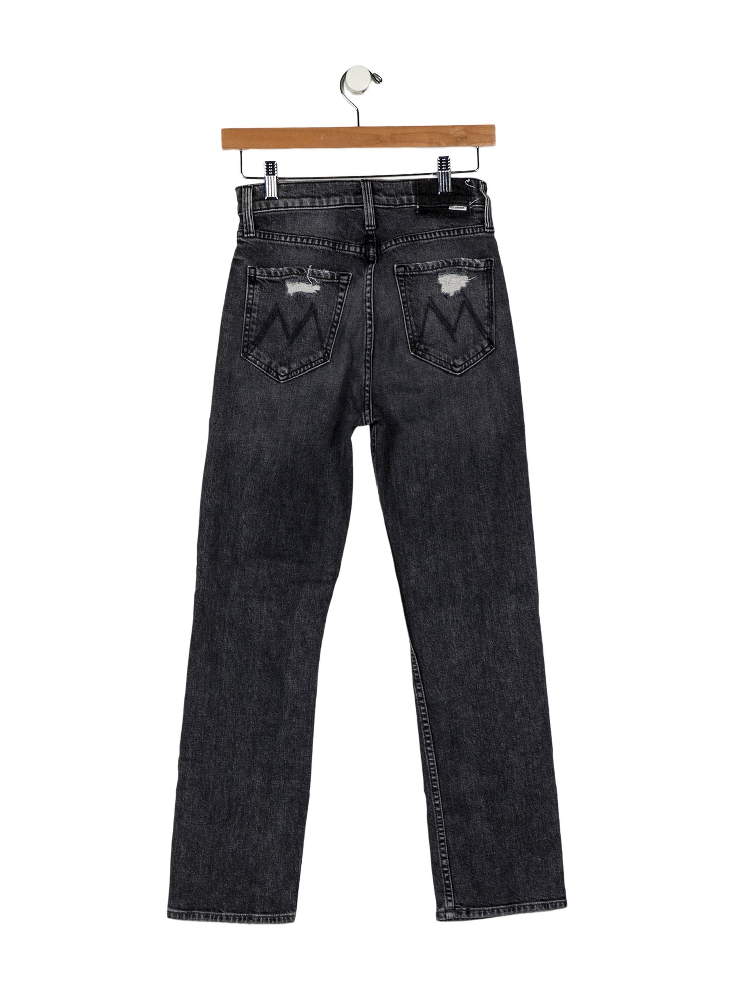 Mother Mid-Rise Straight Leg Jeans