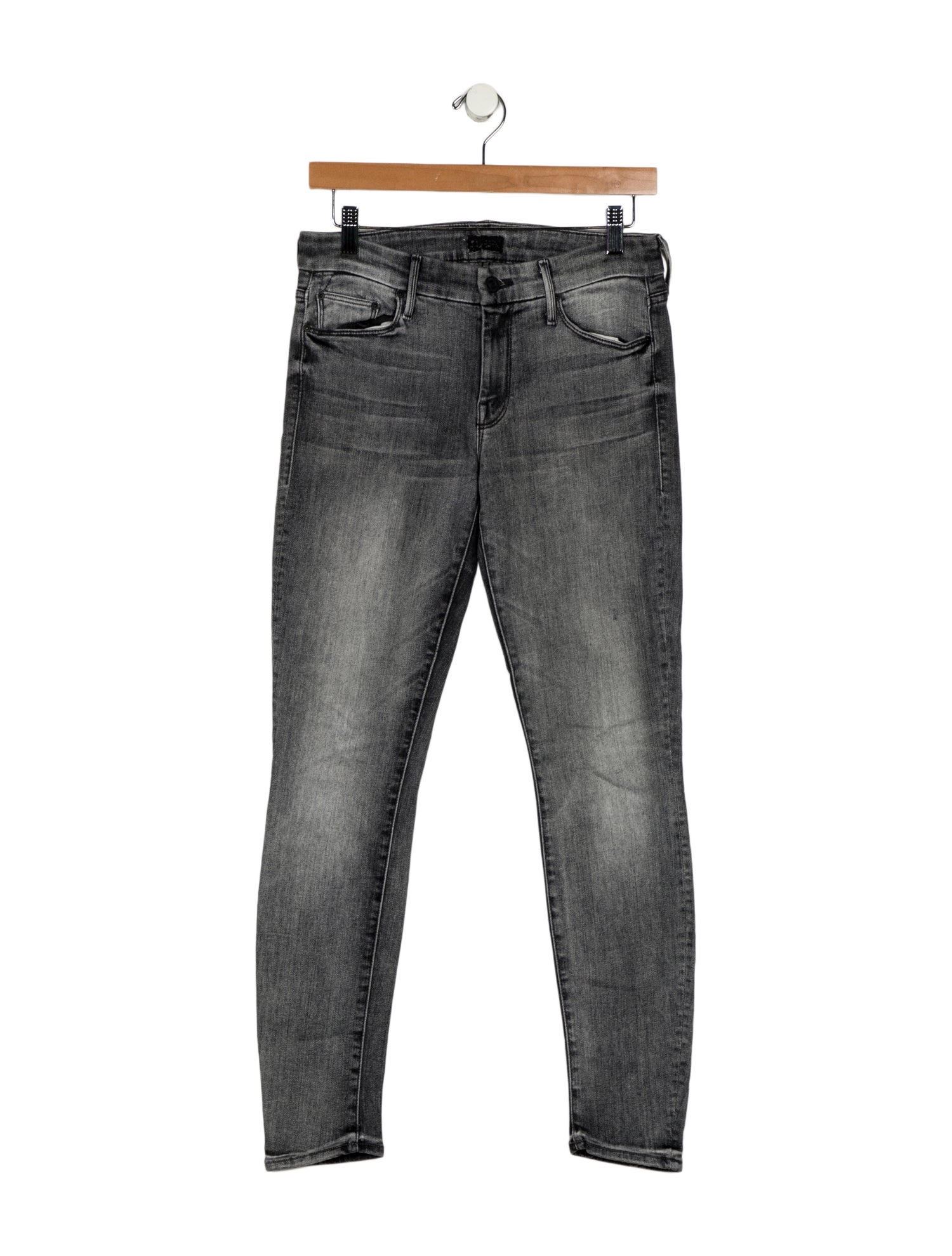 Mother Mid-Rise Skinny Leg Jeans