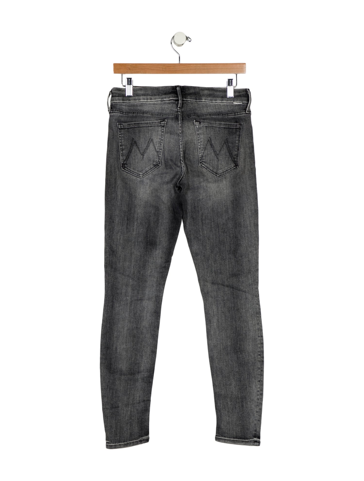 Mother Mid-Rise Skinny Leg Jeans
