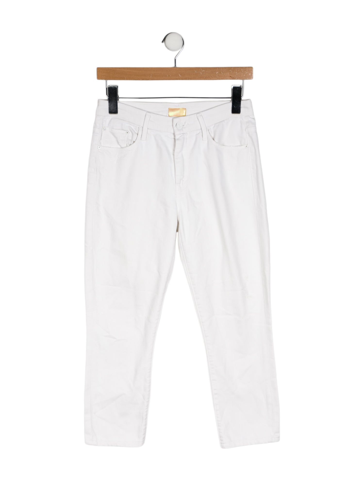 Mother Mid-Rise Skinny Leg Jeans