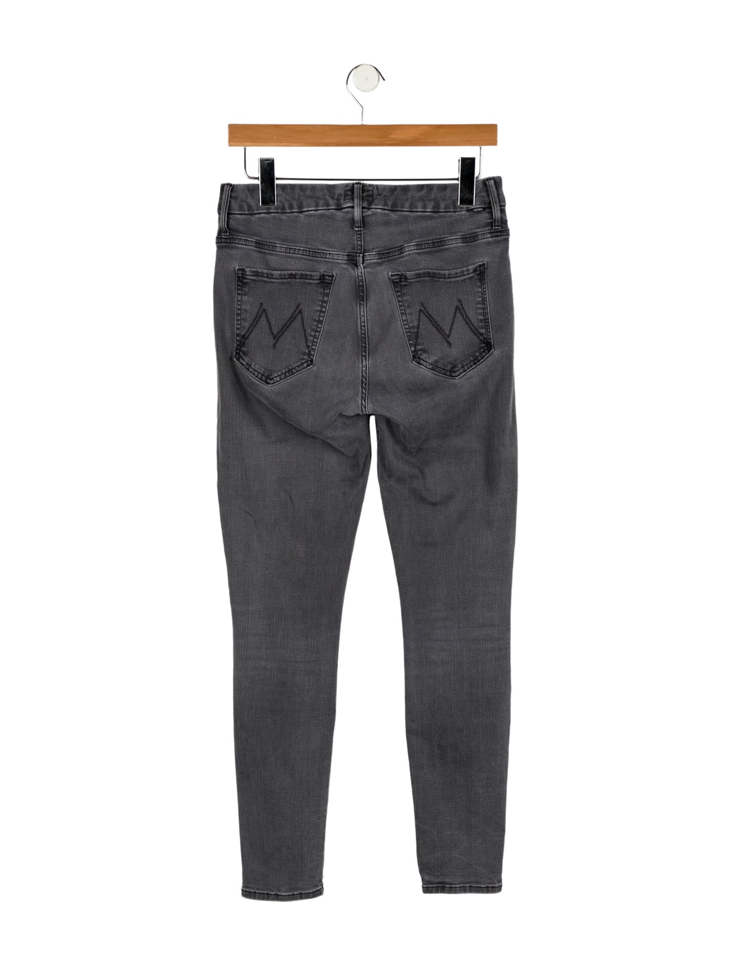 Mother Mid-Rise Skinny Leg Jeans