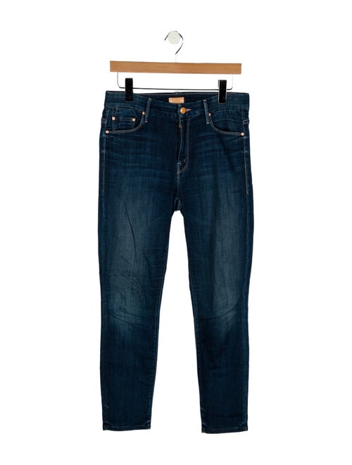 Mother Mid-Rise Skinny Leg Jeans