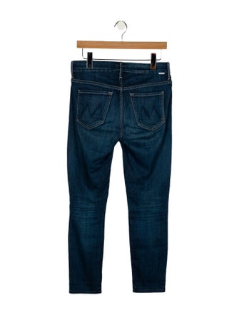 Mother Mid-Rise Skinny Leg Jeans