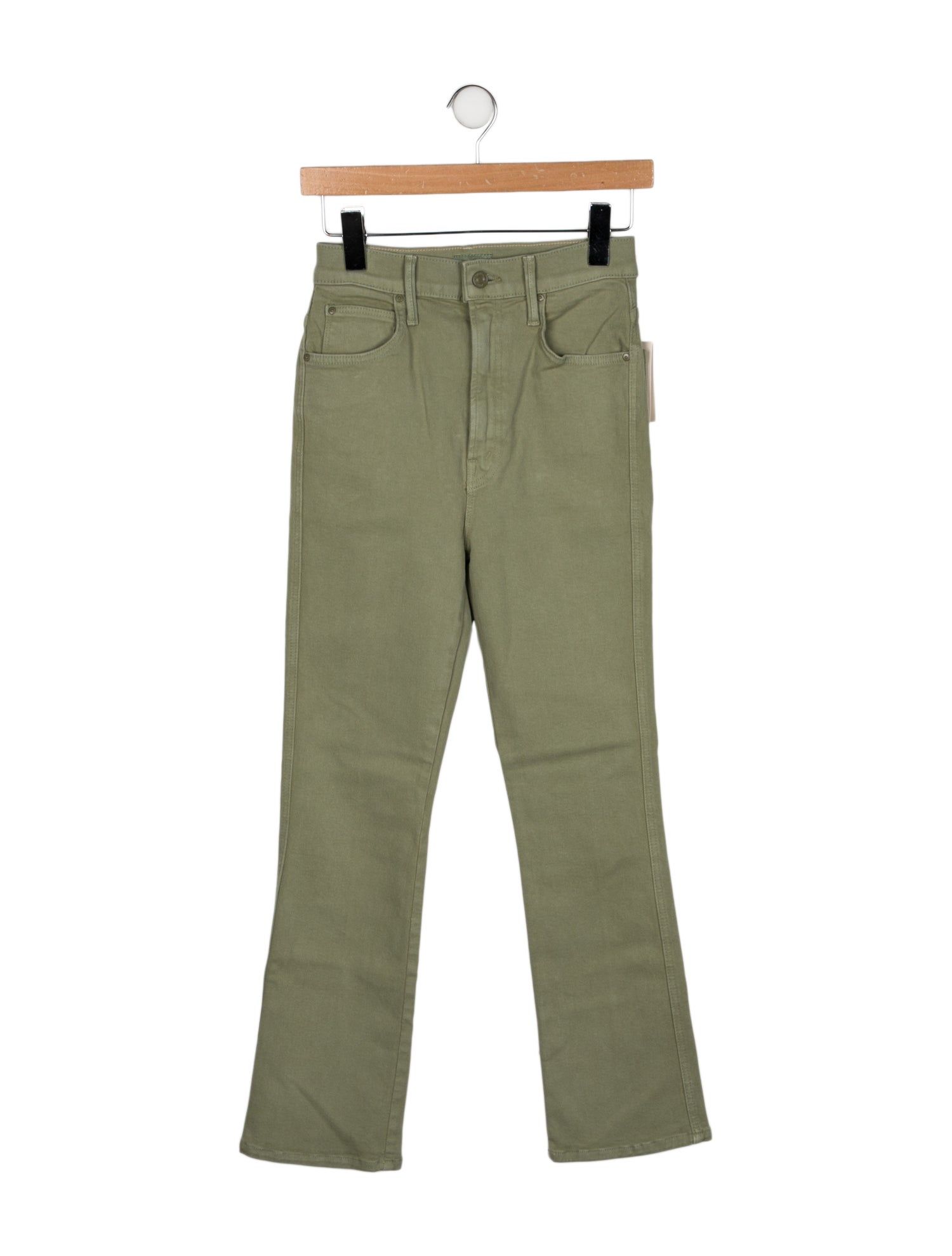 Mother High-Rise Straight Leg Jeans