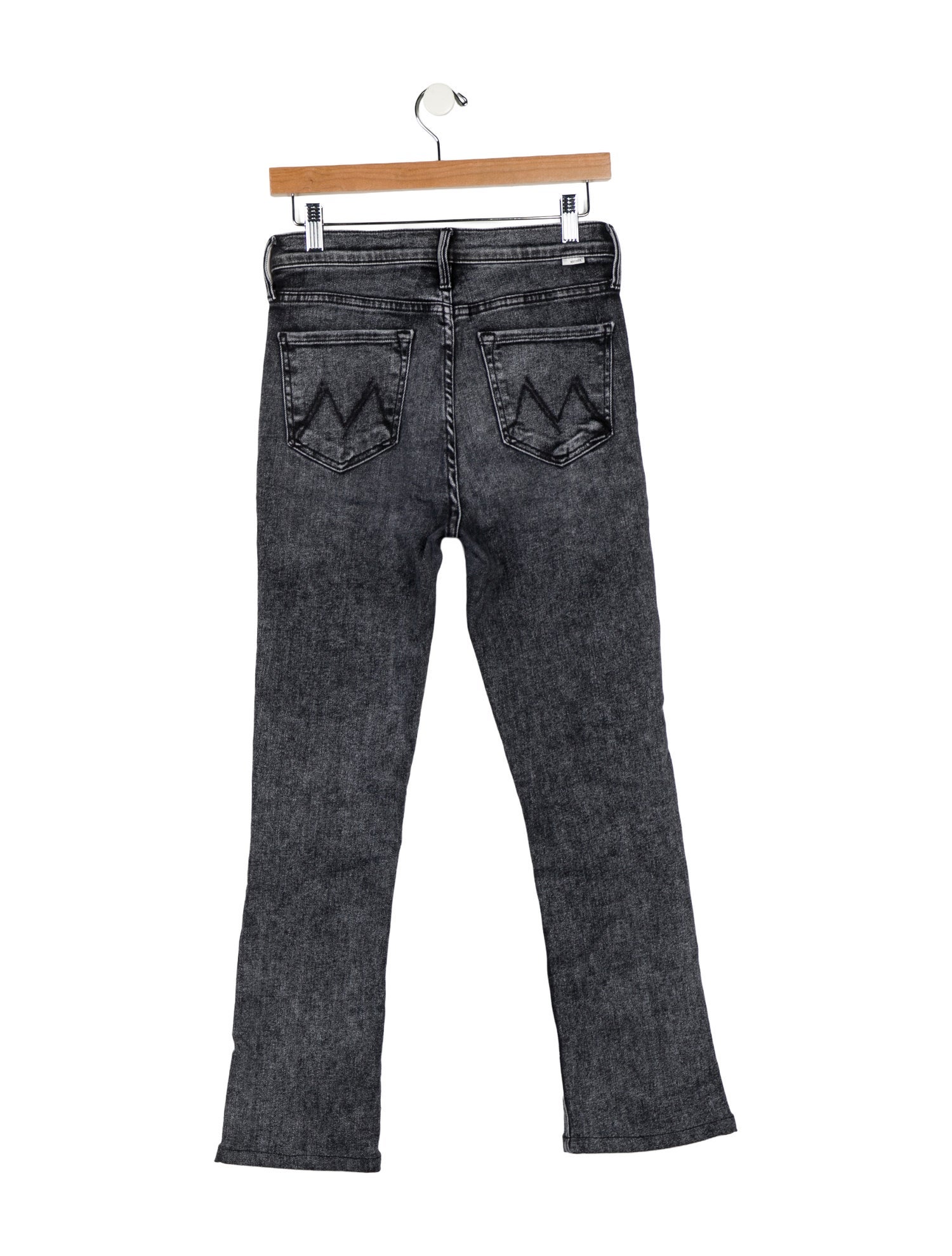 Mother Mid-Rise Straight Leg Jeans