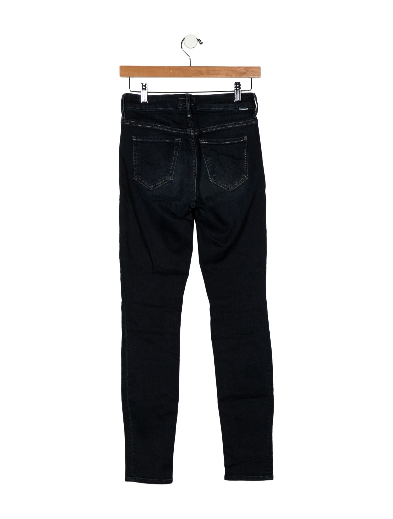 Mother Mid-Rise Skinny Leg Jeans
