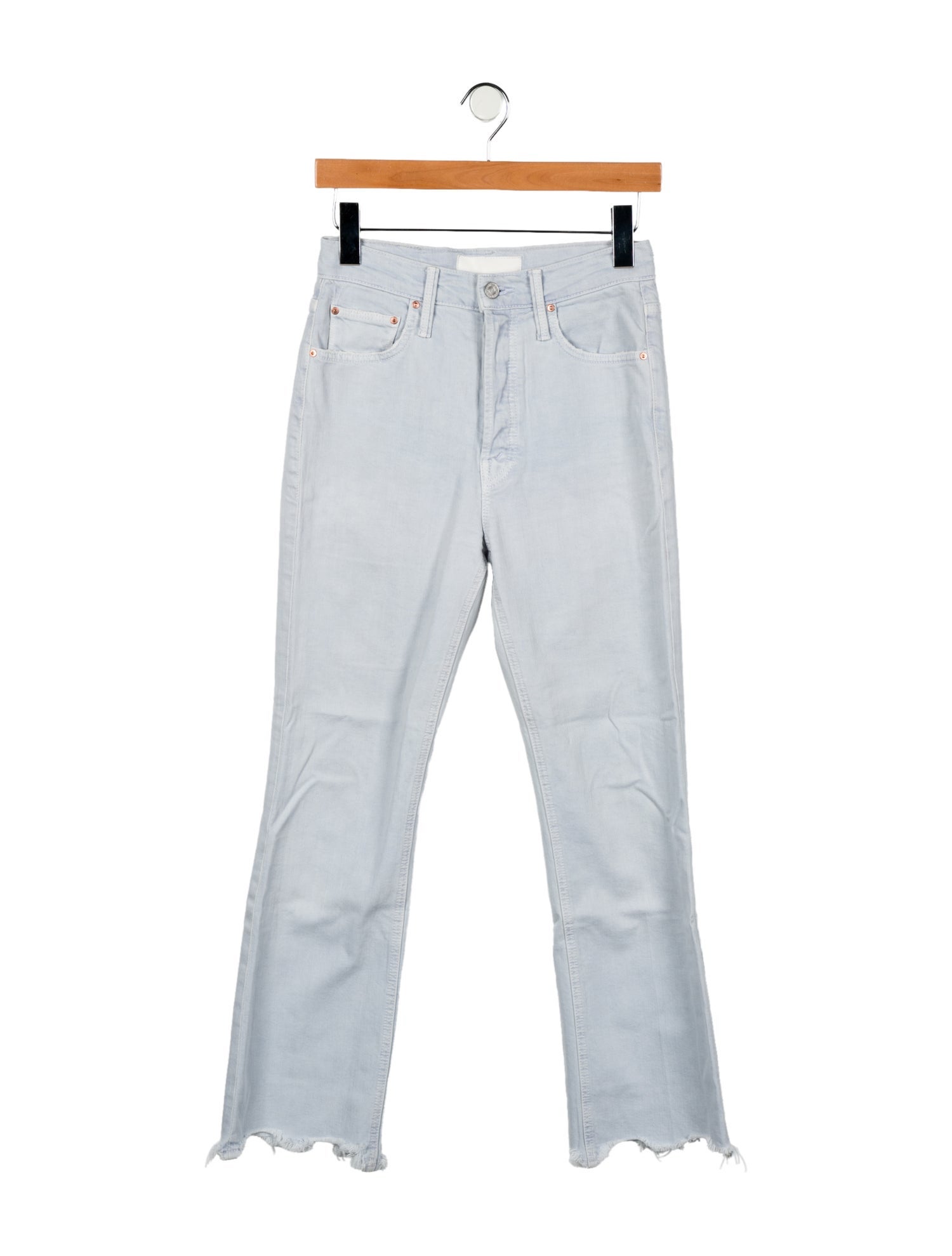 Mother High-Rise Straight Leg Jeans