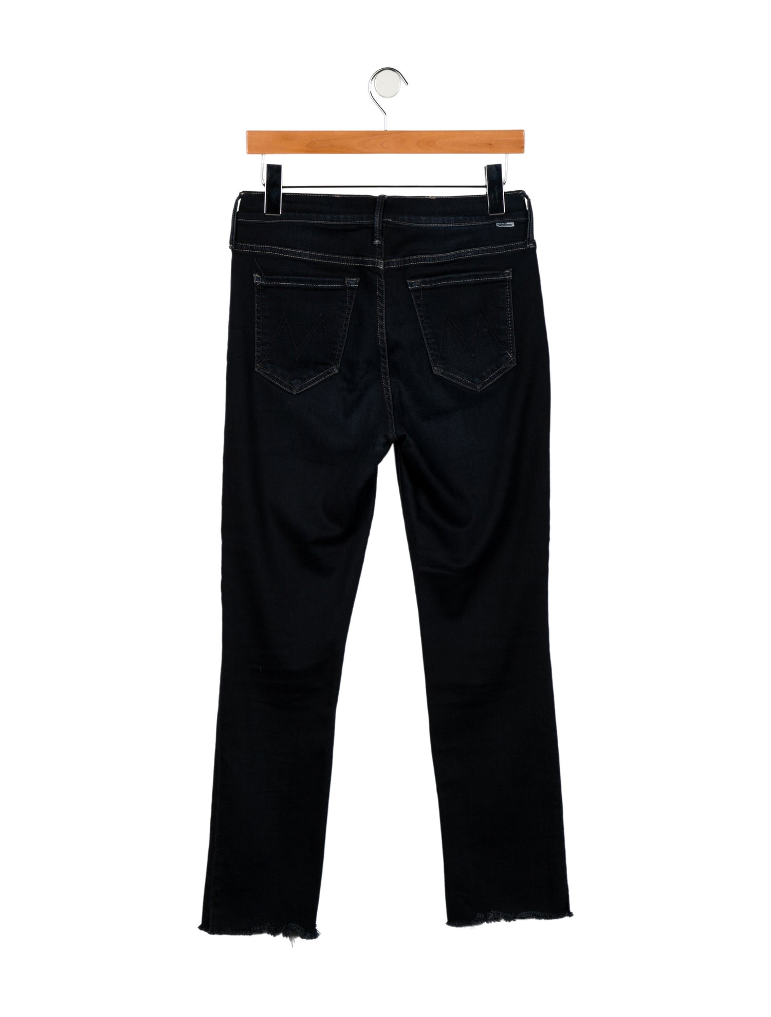 Mother Mid-Rise Straight Leg Jeans