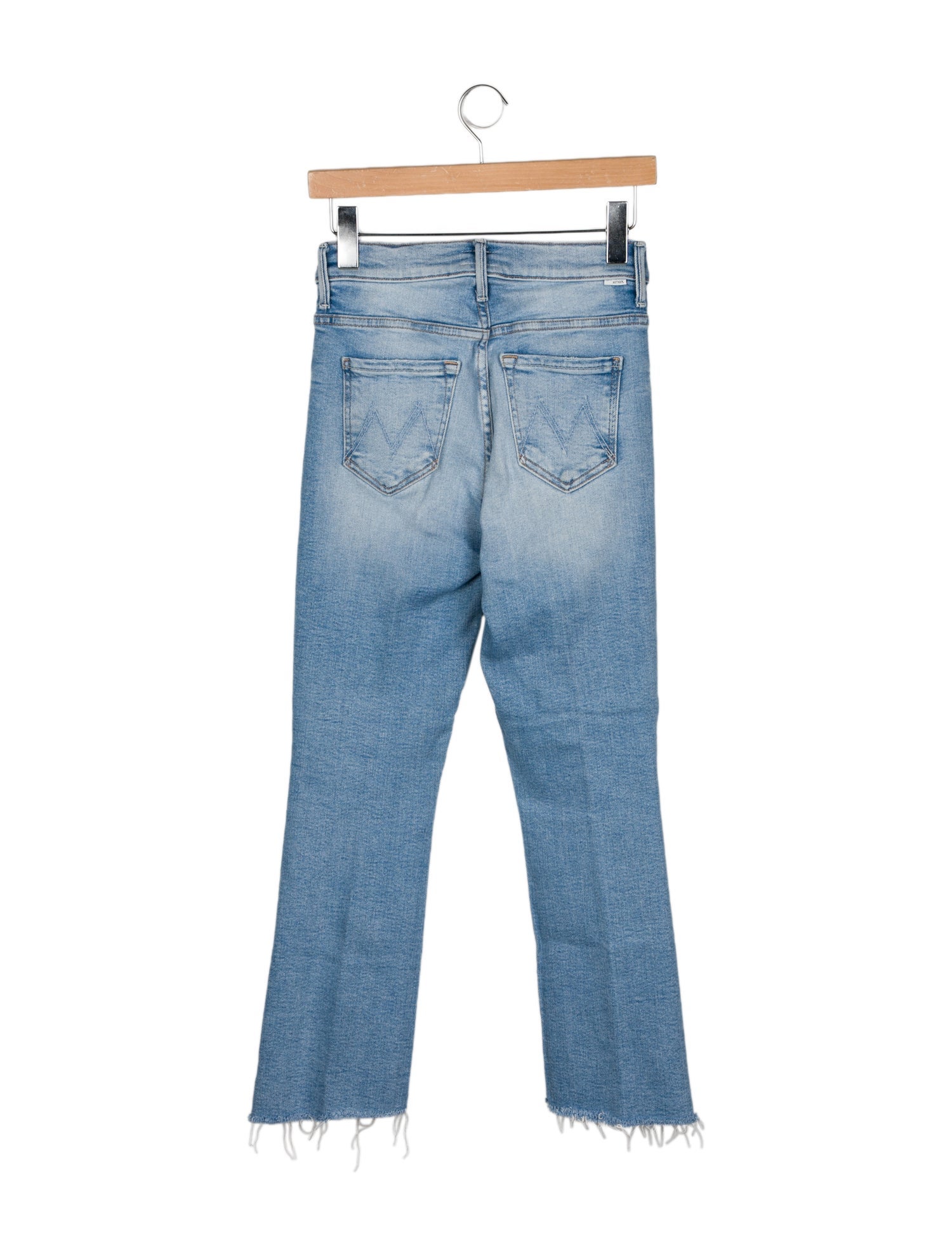 Mother Mid-Rise Straight Leg Jeans
