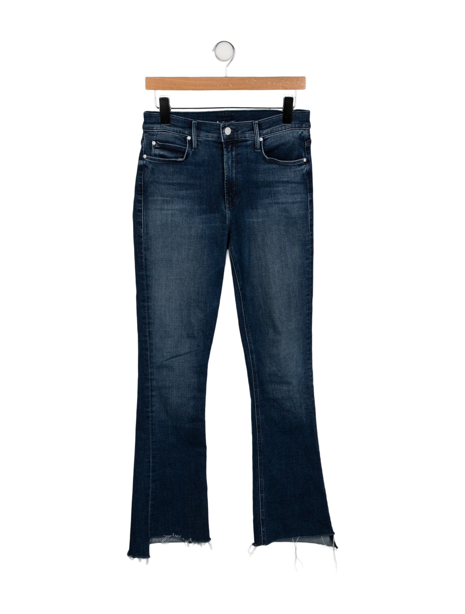 Mother Mid-Rise Straight Leg Jeans