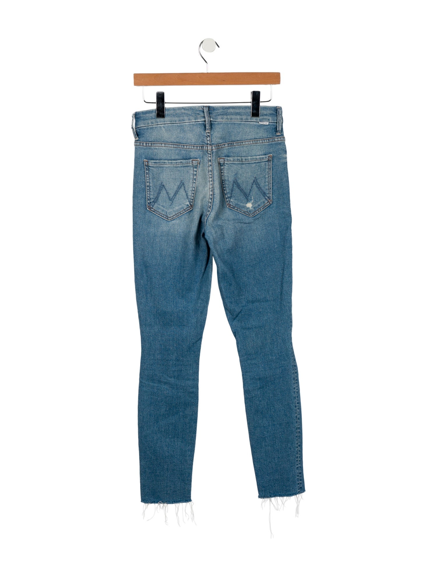 Mother Mid-Rise Skinny Leg Jeans