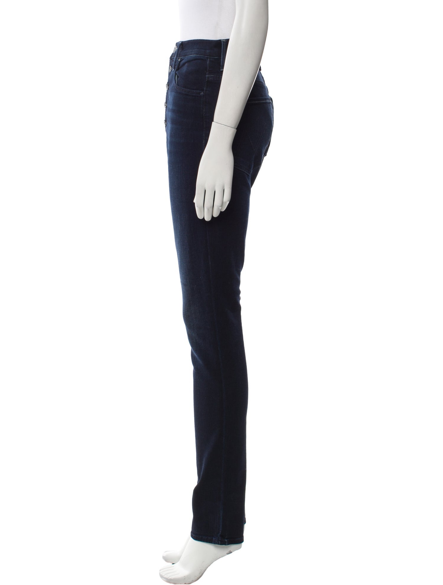 Mother High-Rise Straight Leg Jeans