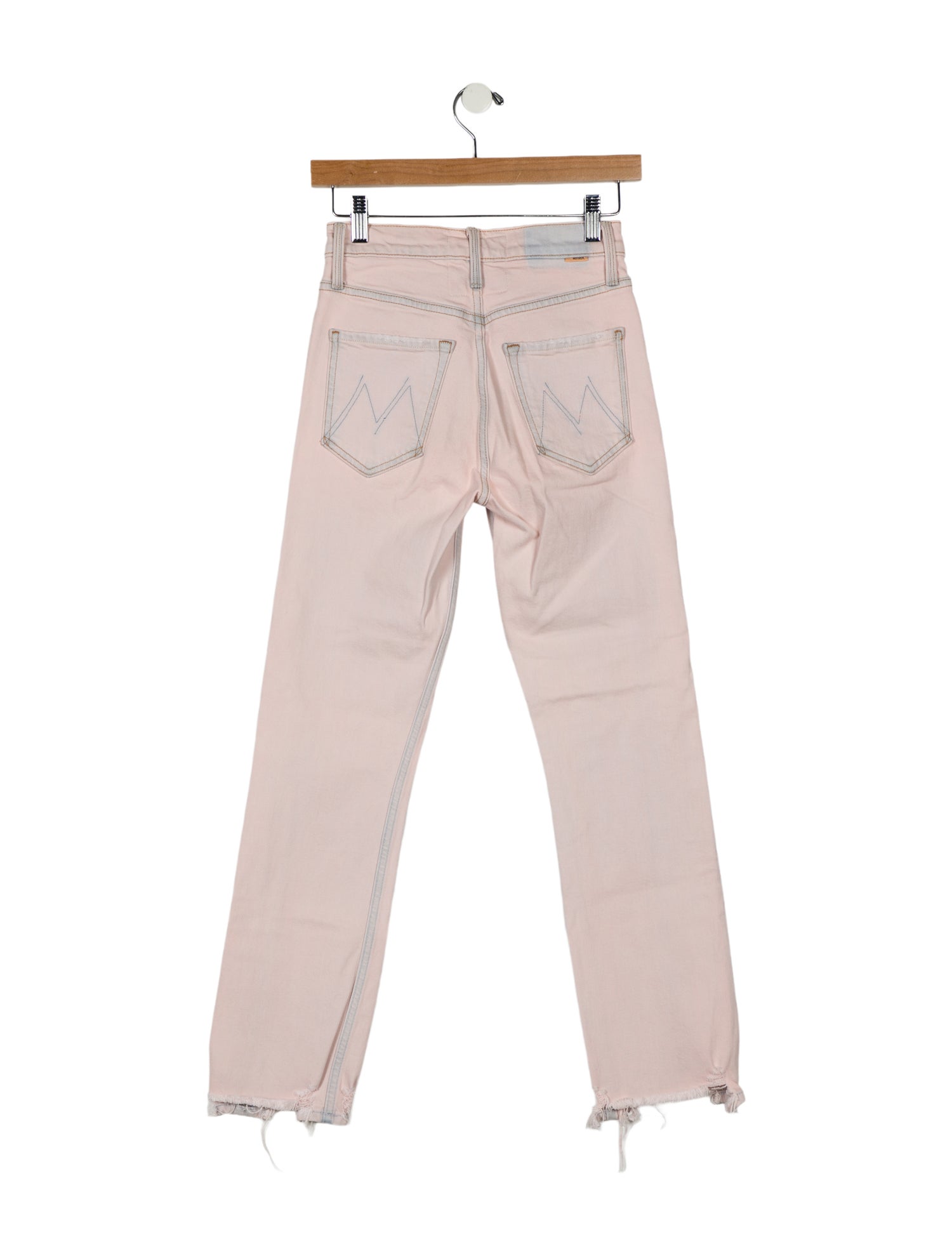 Mother Mid-Rise Straight Leg Jeans