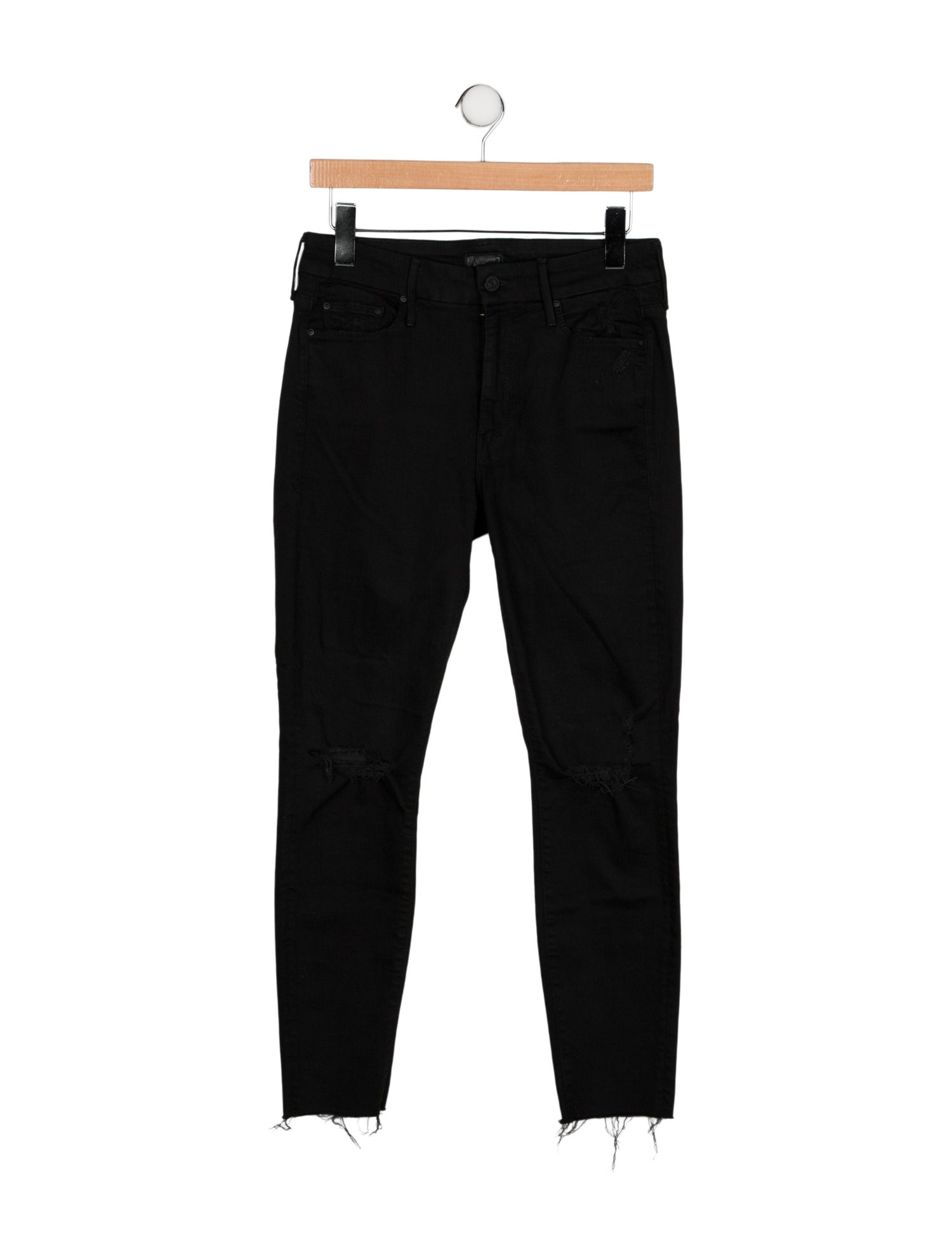 Mother Mid-Rise Skinny Leg Jeans