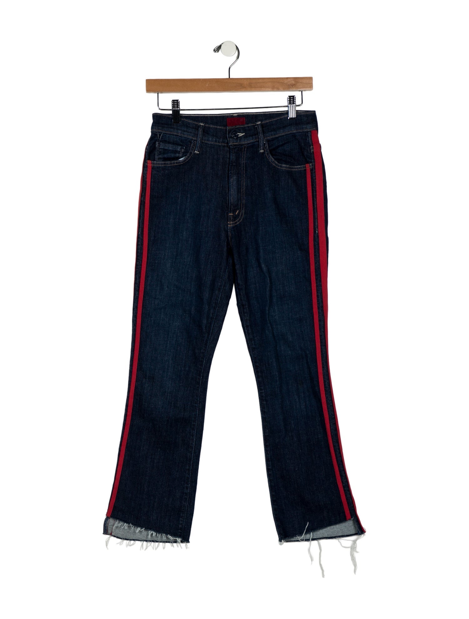 Mother Mid-Rise Straight Leg Jeans