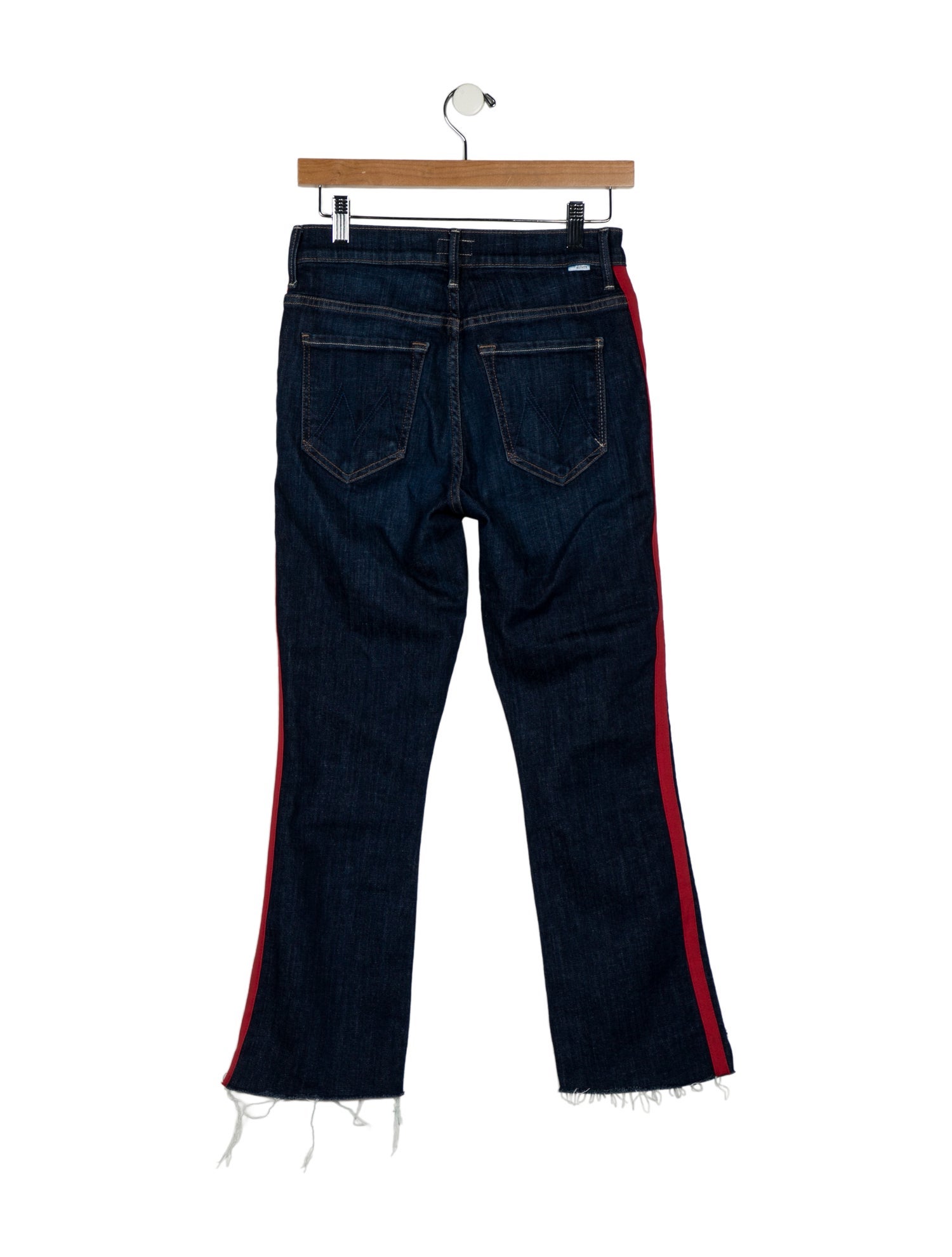 Mother Mid-Rise Straight Leg Jeans