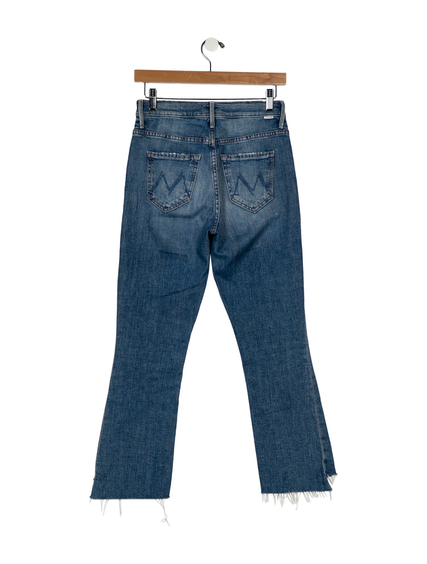 Mother Mid-Rise Straight Leg Jeans