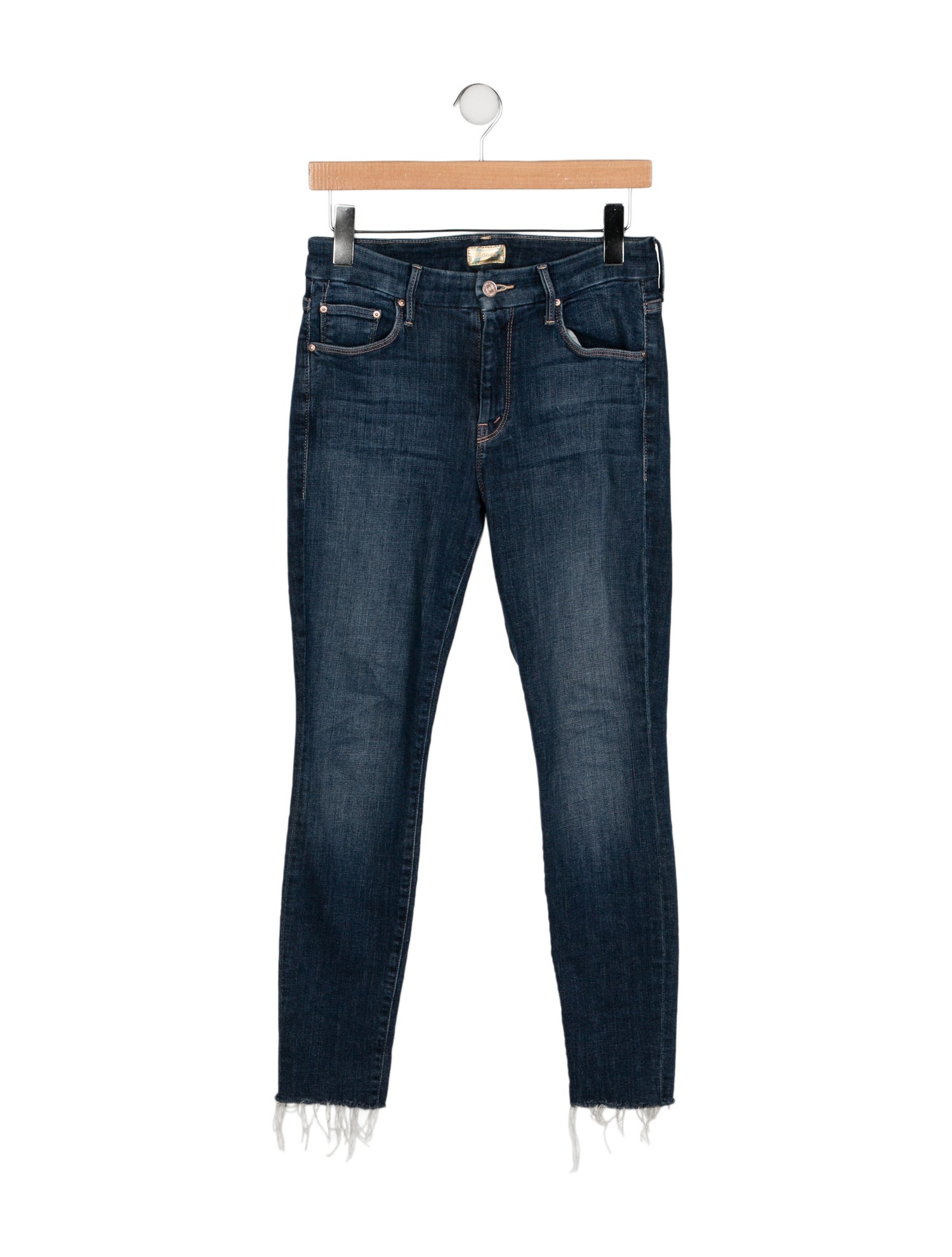 Mother Mid-Rise Skinny Leg Jeans