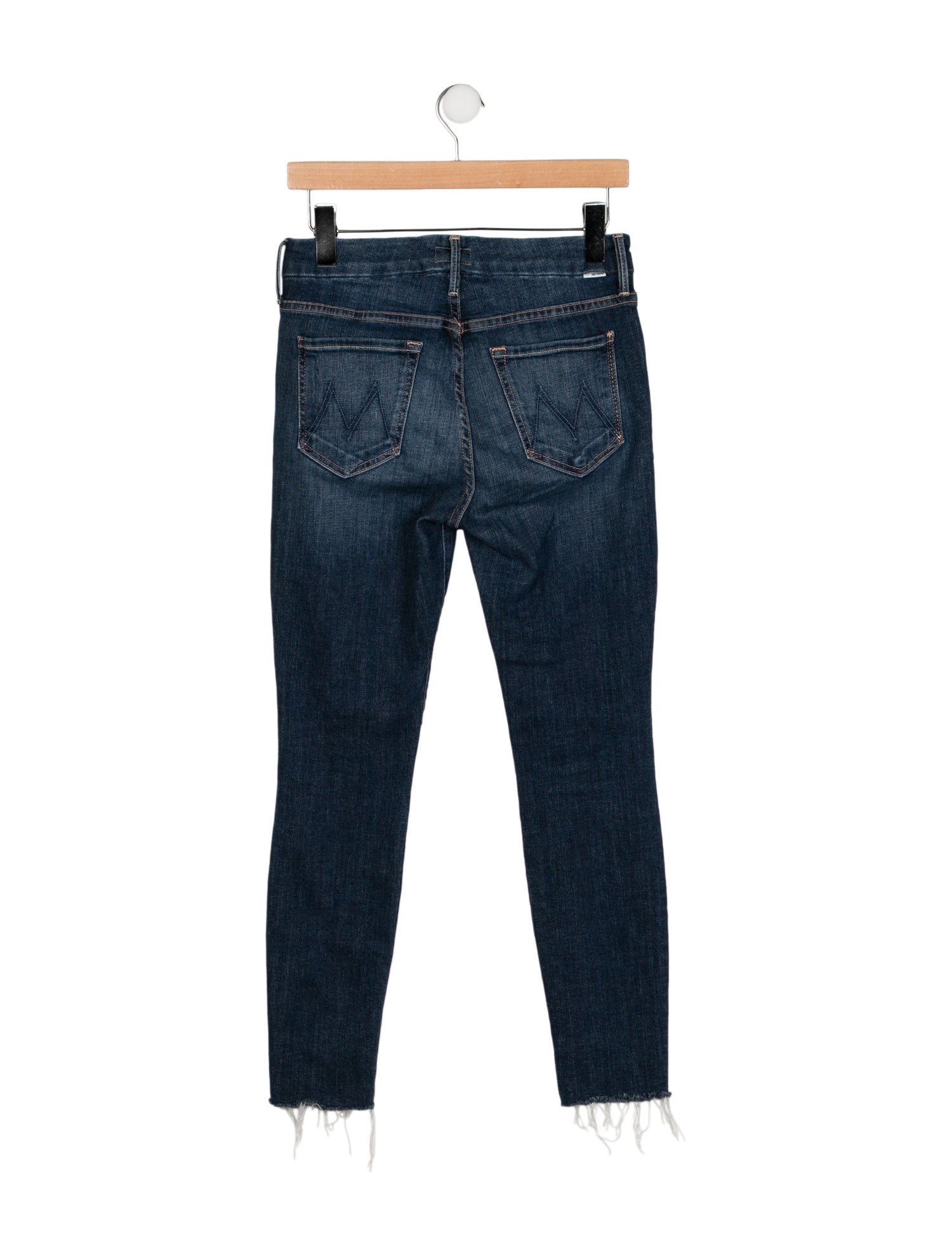 Mother Mid-Rise Skinny Leg Jeans