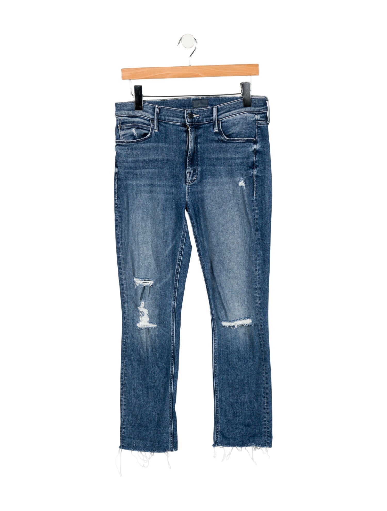 Mother High-Rise Straight Leg Jeans