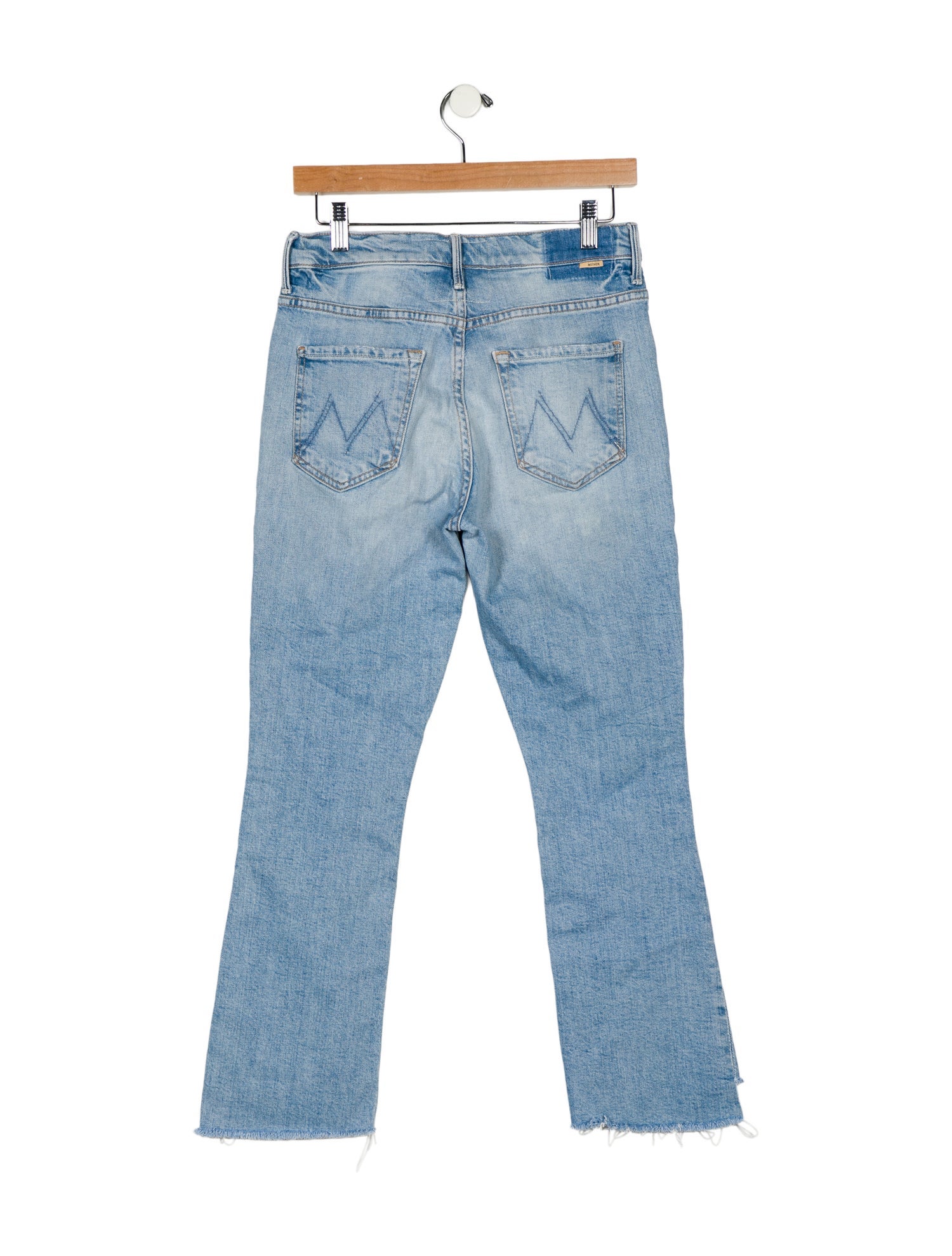 Mother Mid-Rise Straight Leg Jeans