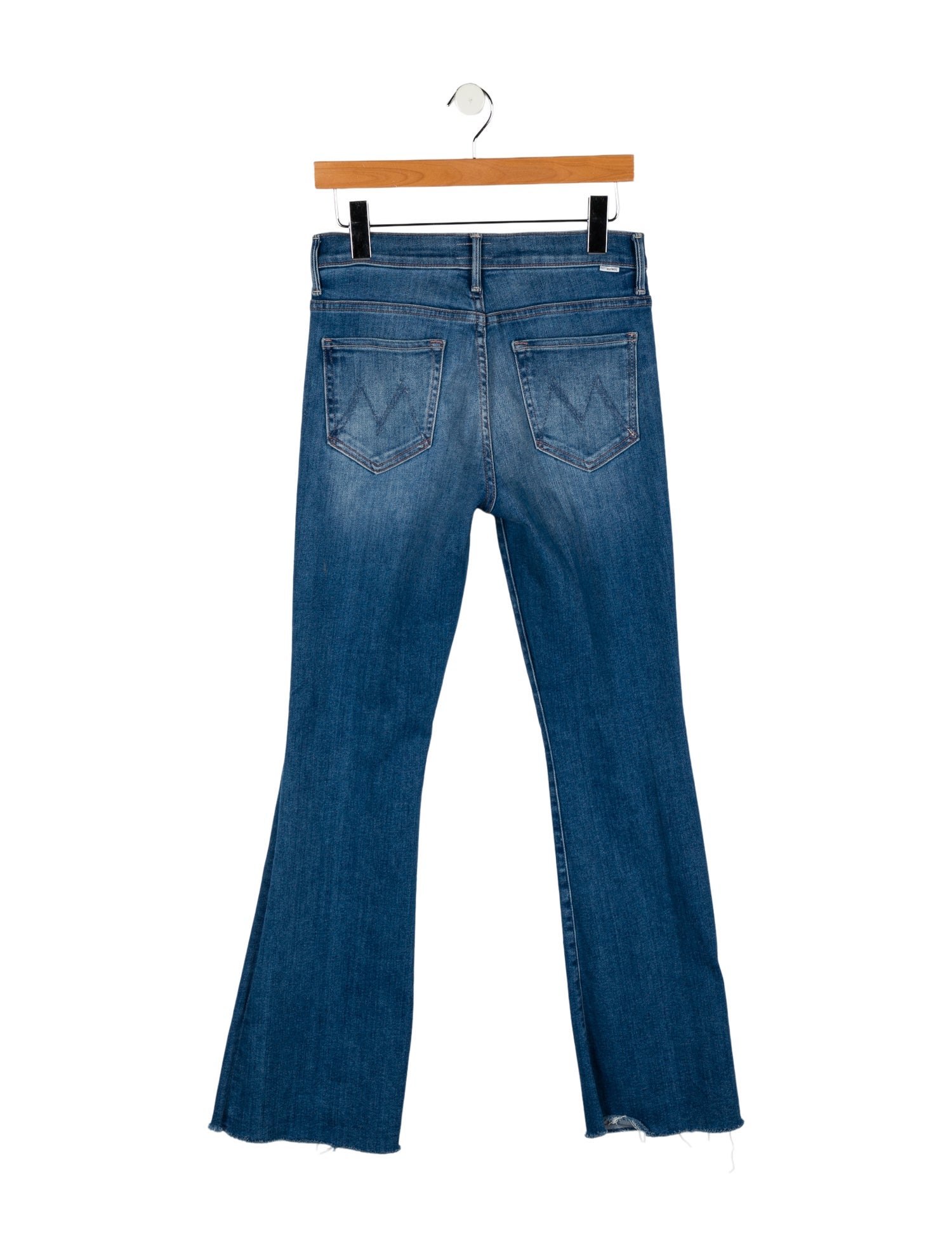 Mother Mid-Rise Straight Leg Jeans