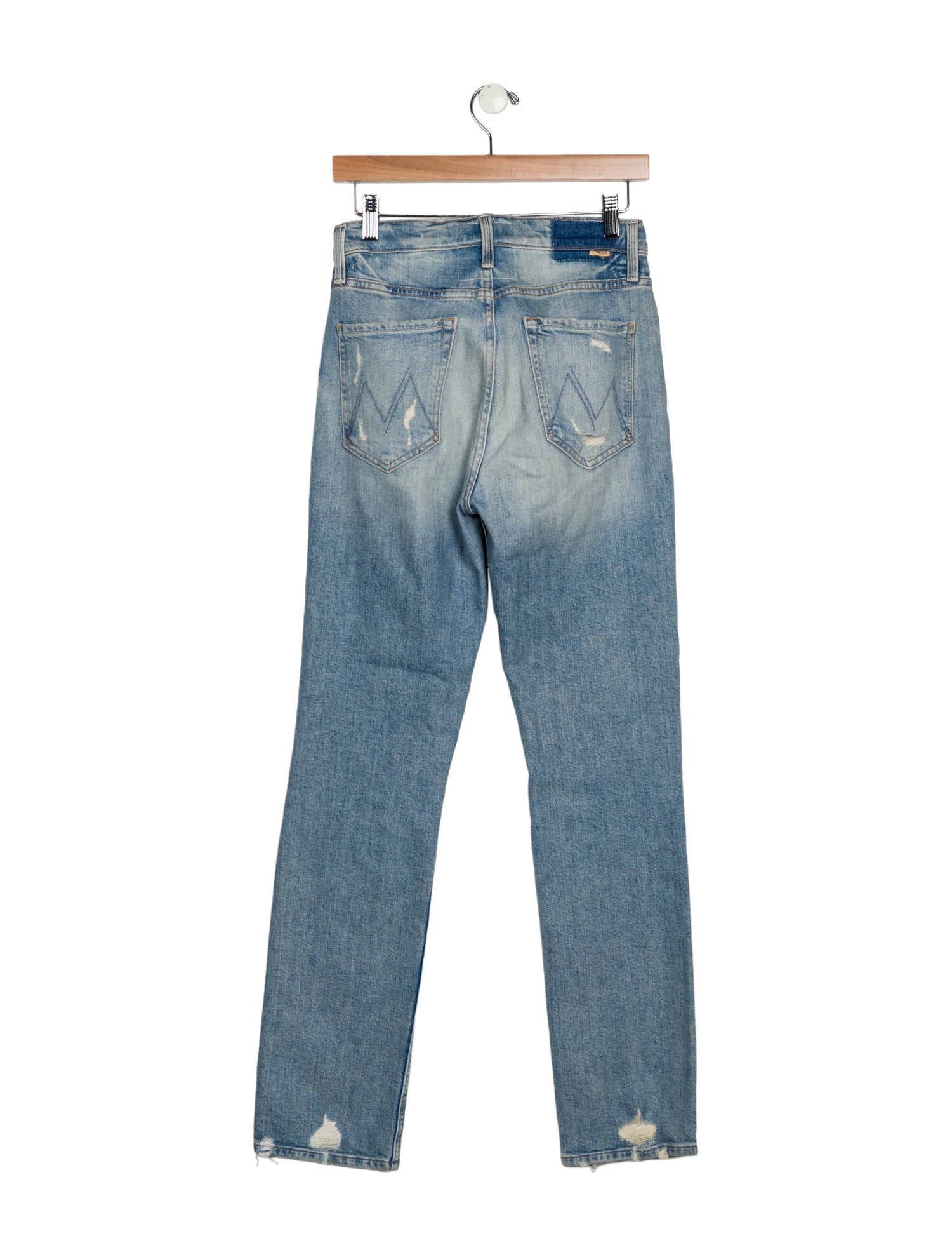 Mother High-Rise Straight Leg Jeans