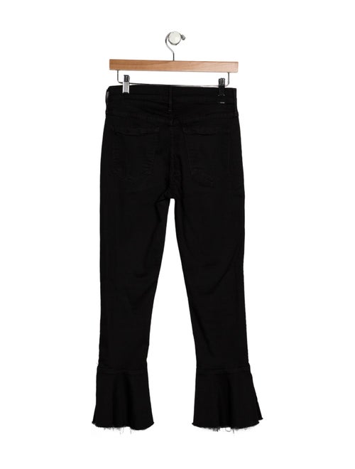 Mother Mid-Rise Wide Leg Jeans
