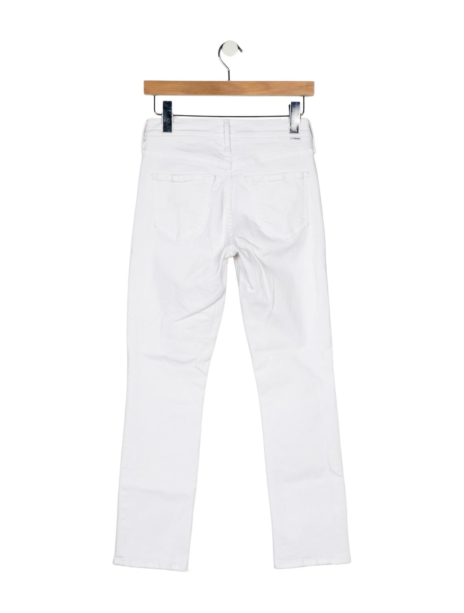 Mother Mid-Rise Straight Leg Jeans