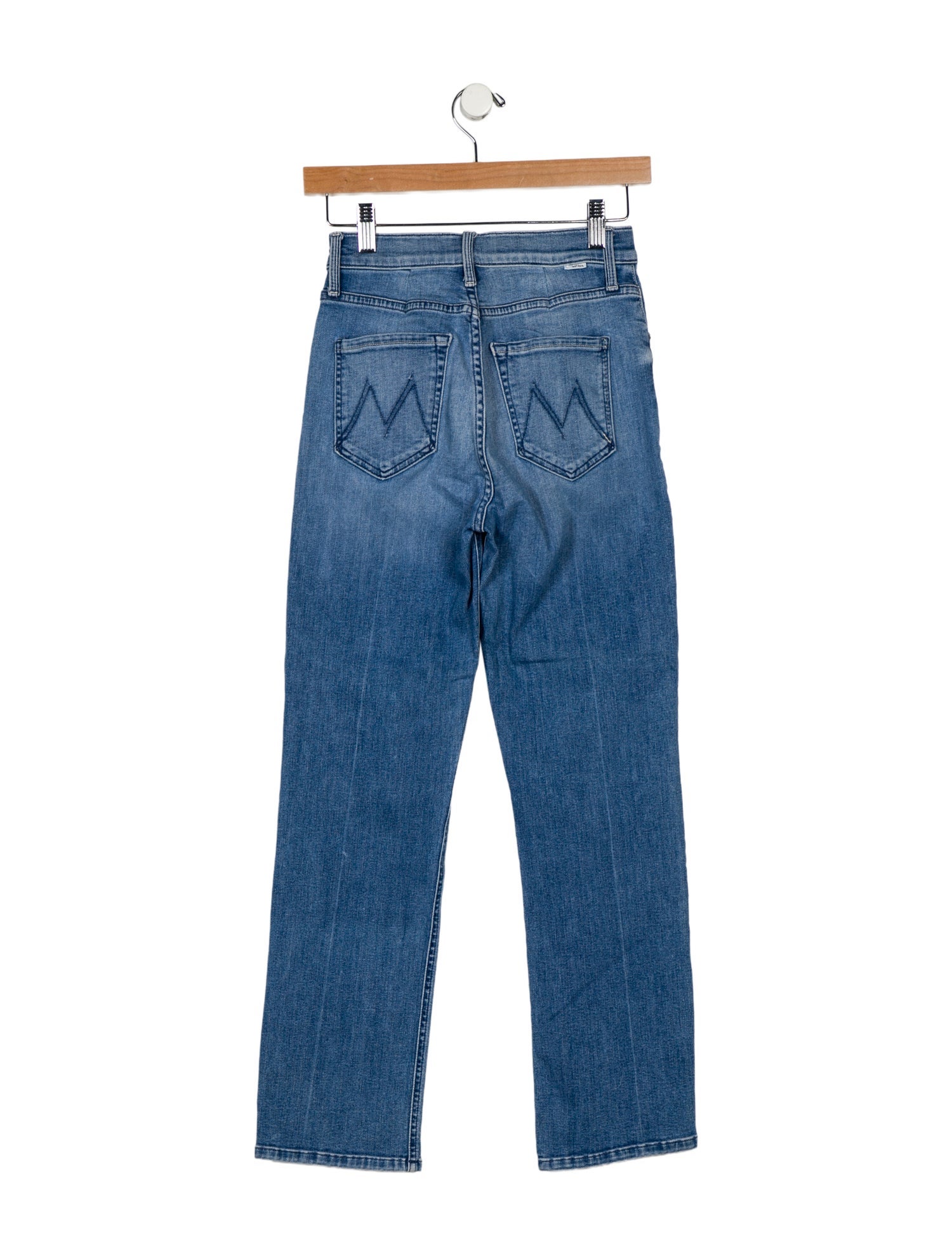 Mother High-Rise Straight Leg Jeans