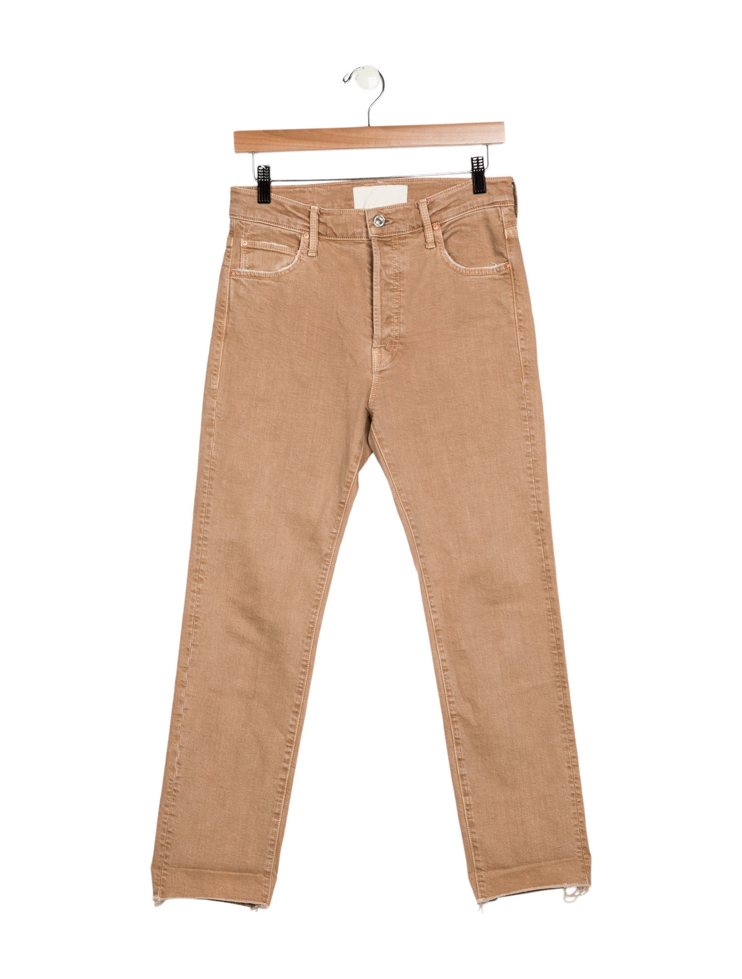 Mother High-Rise Straight Leg Jeans