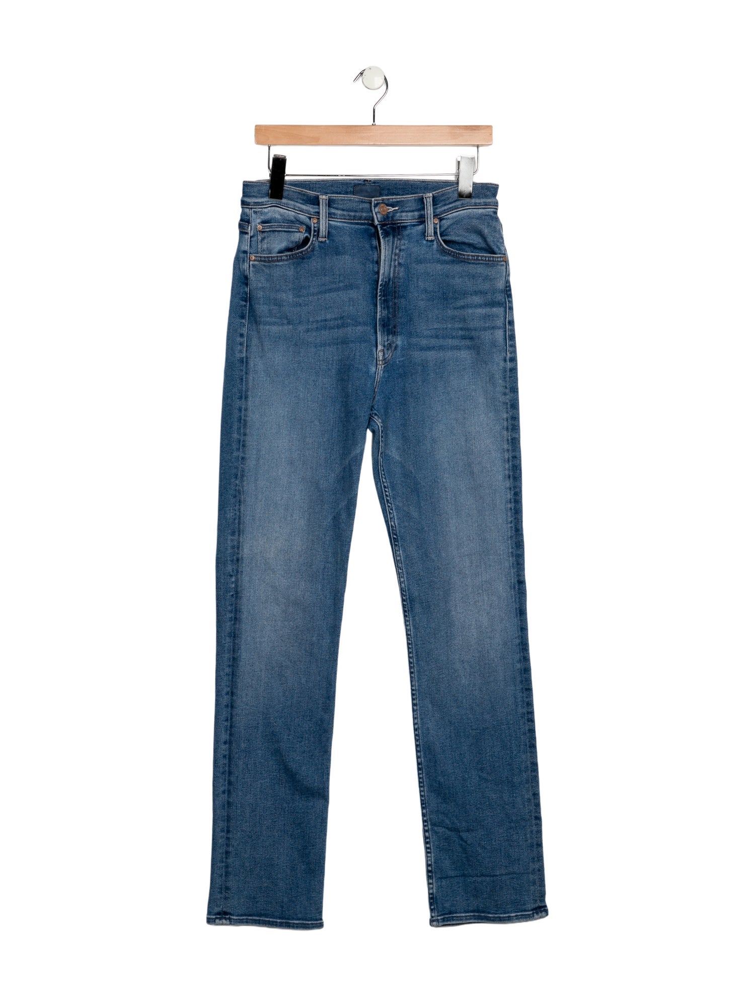 Mother High-Rise Straight Leg Jeans