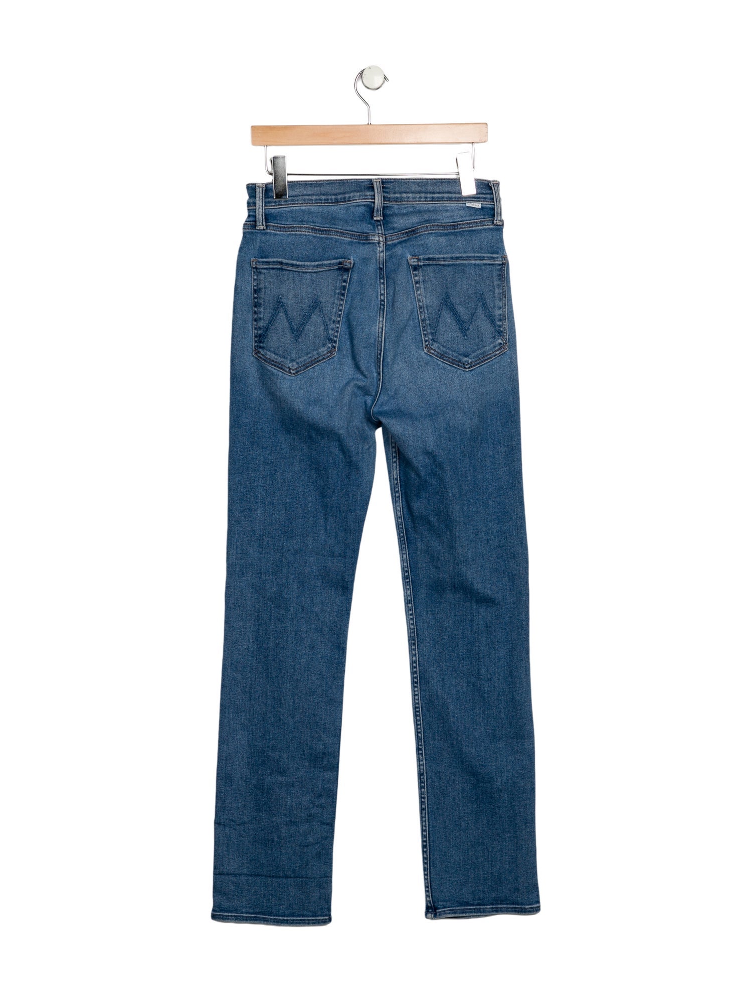 Mother High-Rise Straight Leg Jeans