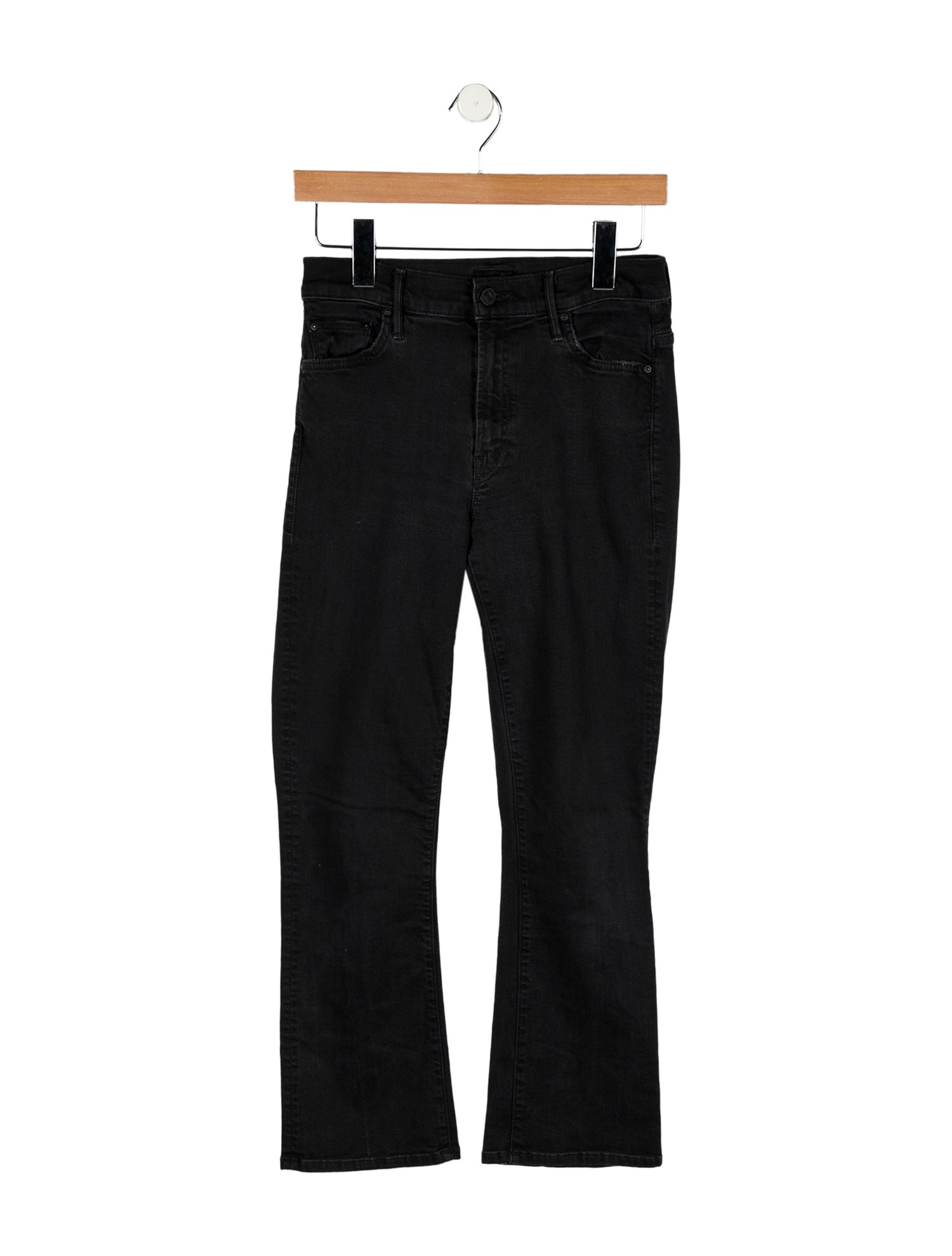 Mother Mid-Rise Straight Leg Jeans