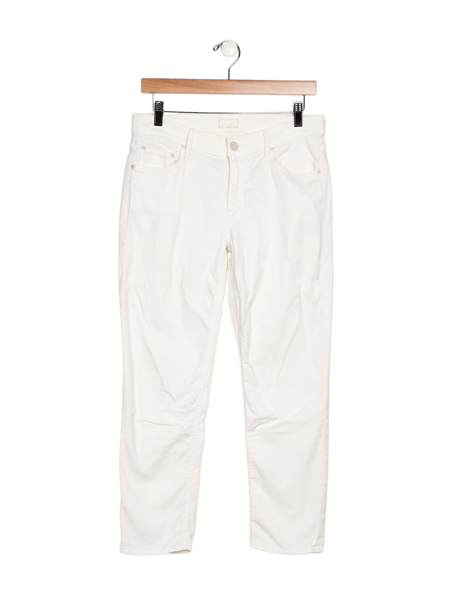 Mother Mid-Rise Straight Leg Jeans