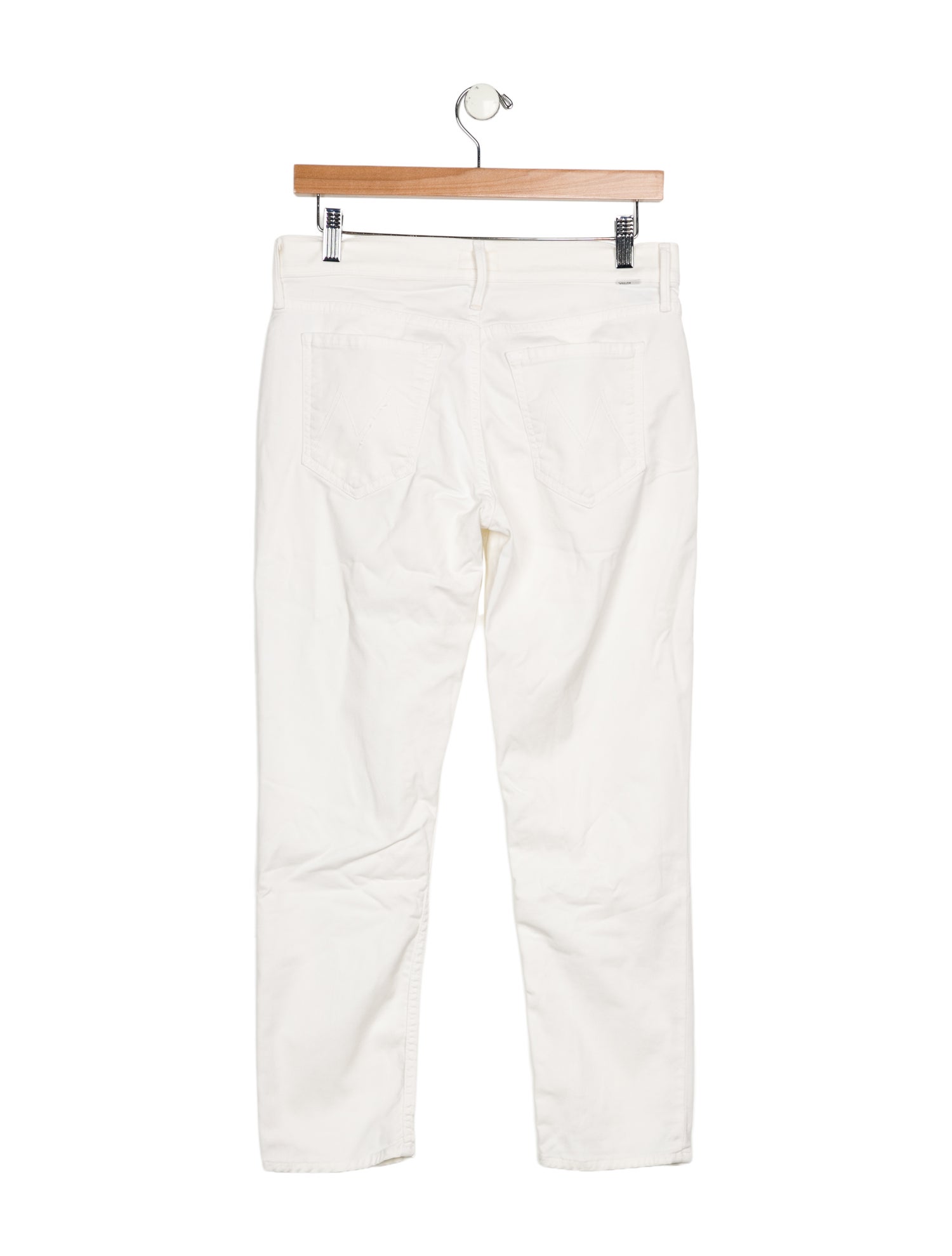 Mother Mid-Rise Straight Leg Jeans