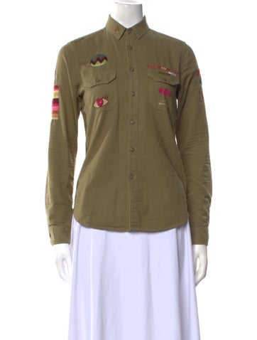 Mother Tops Long Sleeve Button-Up Top XS