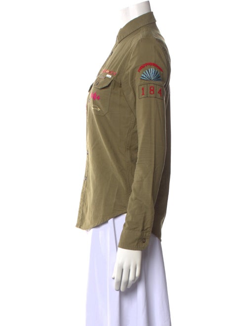 Mother Long Sleeve Button-Up Top