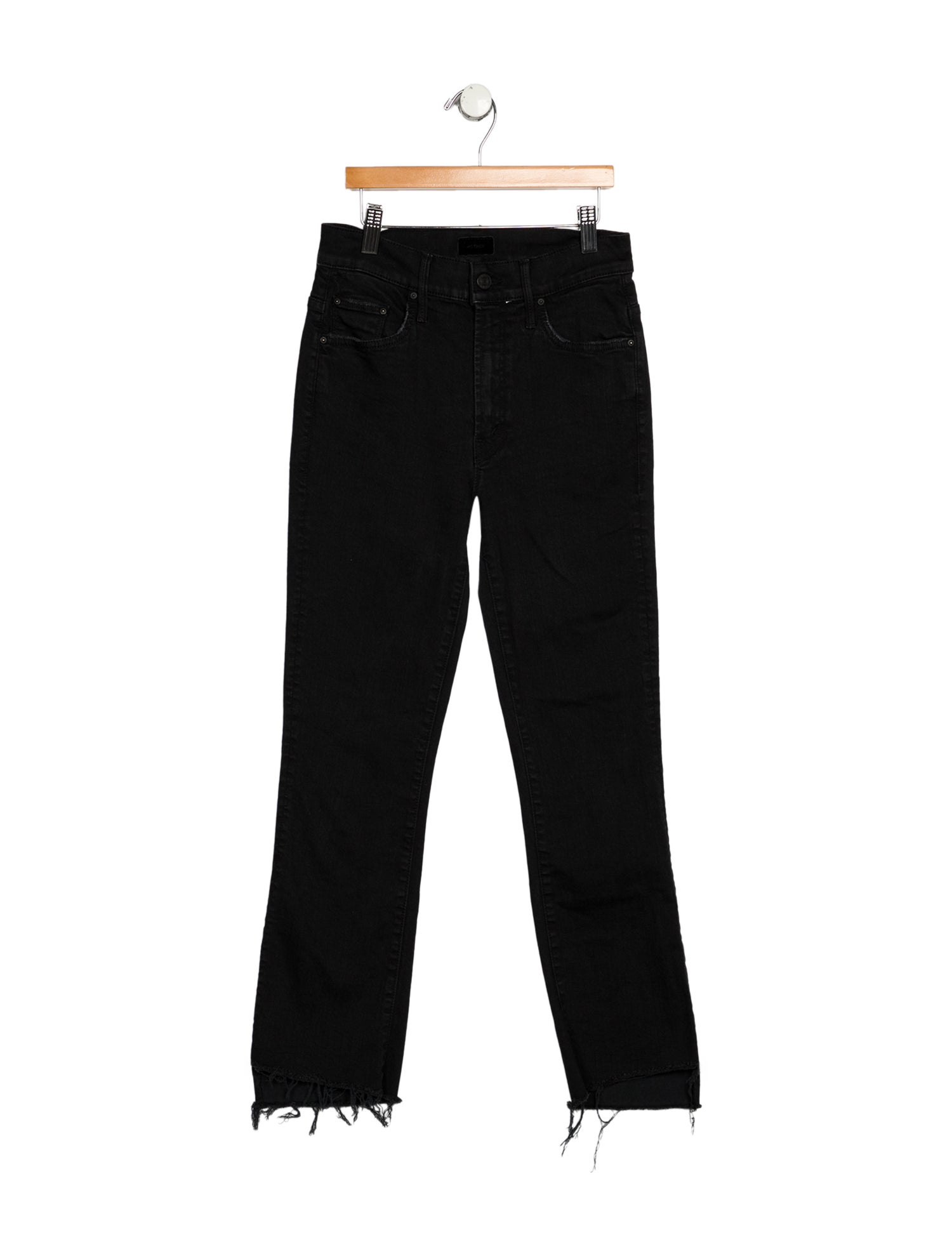 Mother Mid-Rise Straight Leg Jeans