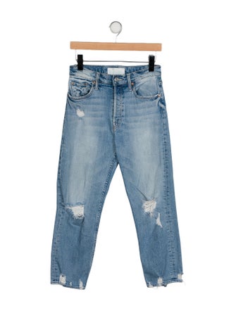 Mother High-Rise Skinny Leg Jeans
