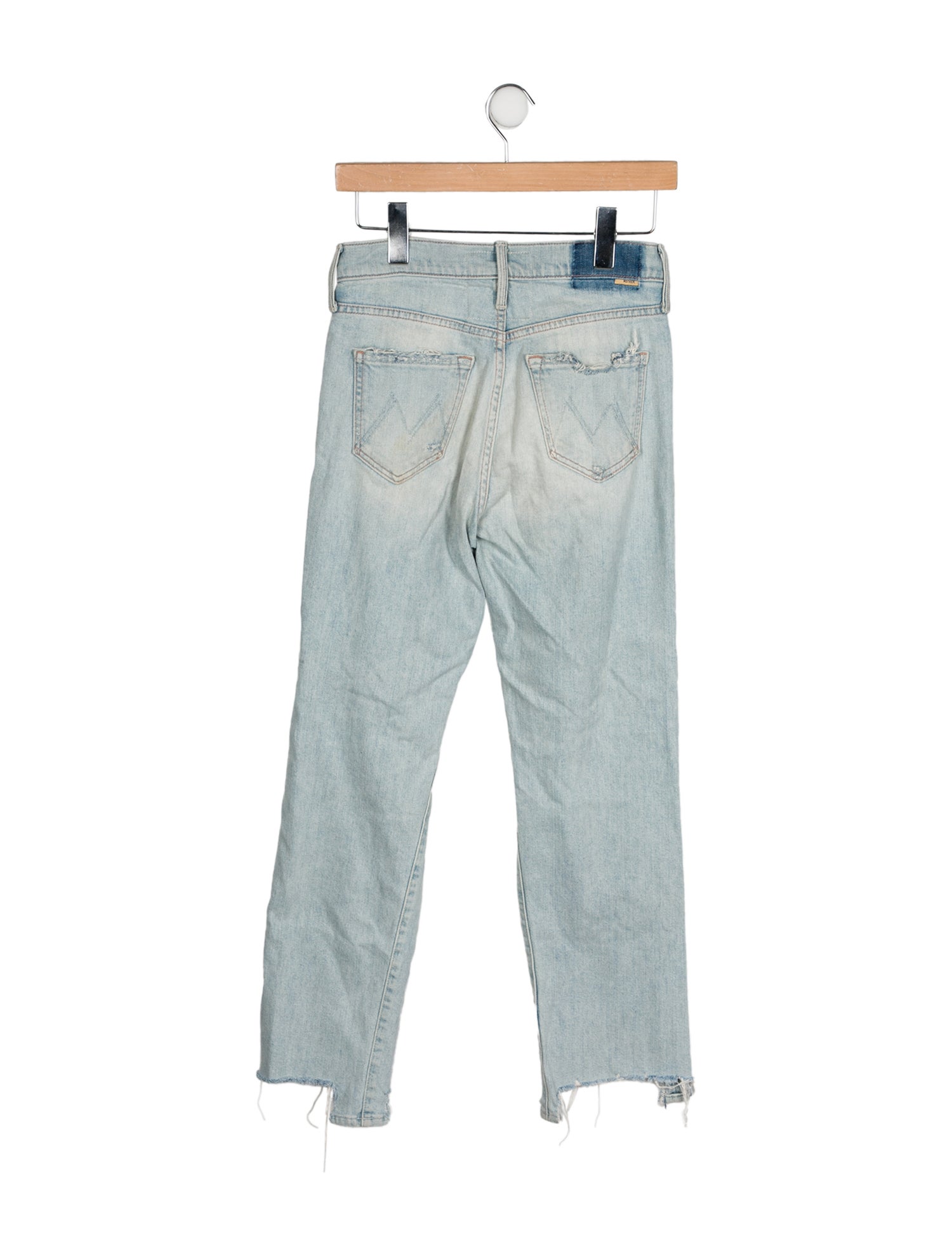Mother High-Rise Straight Leg Jeans