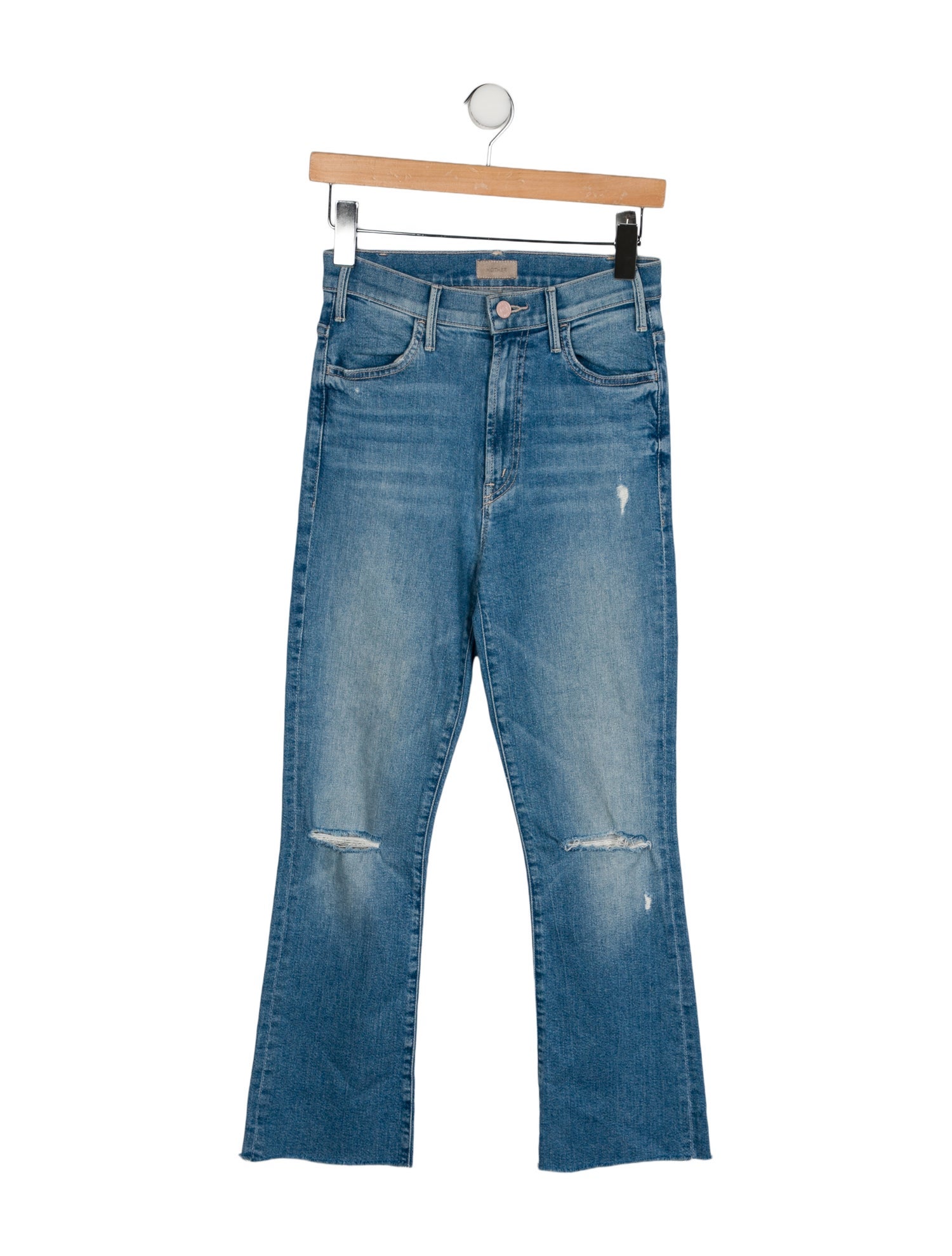 Mother High-Rise Straight Leg Jeans