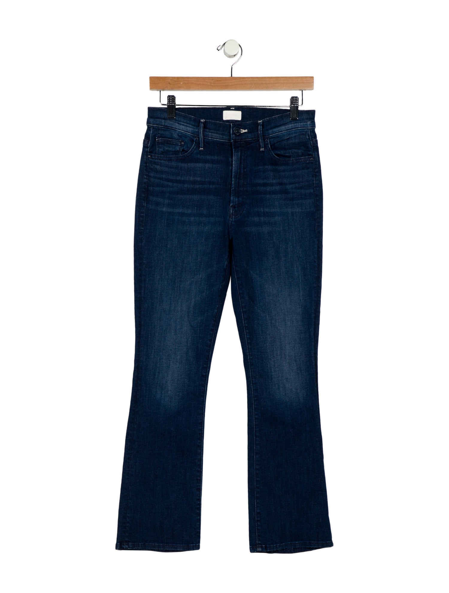 Mother Mid-Rise Straight Leg Jeans