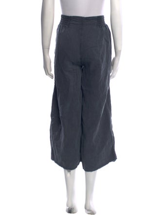 Mother Linen Wide Leg Pants