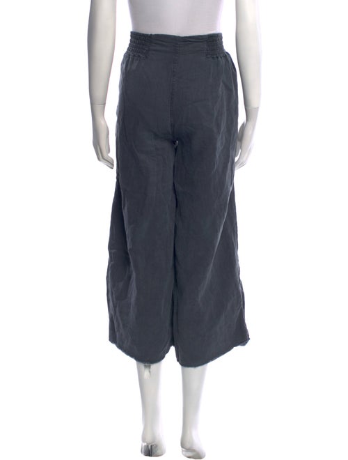 Mother Linen Wide Leg Pants