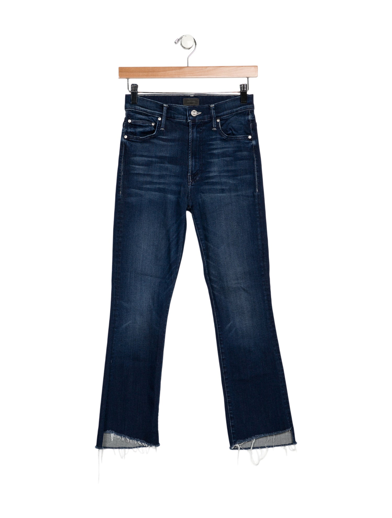 Mother Mid-Rise Straight Leg Jeans