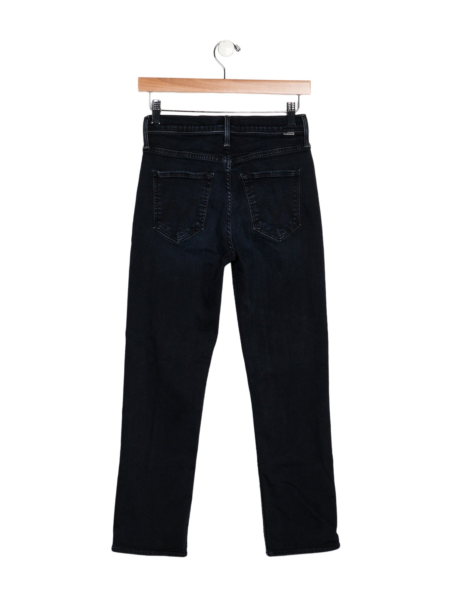 Mother Mid-Rise Straight Leg Jeans
