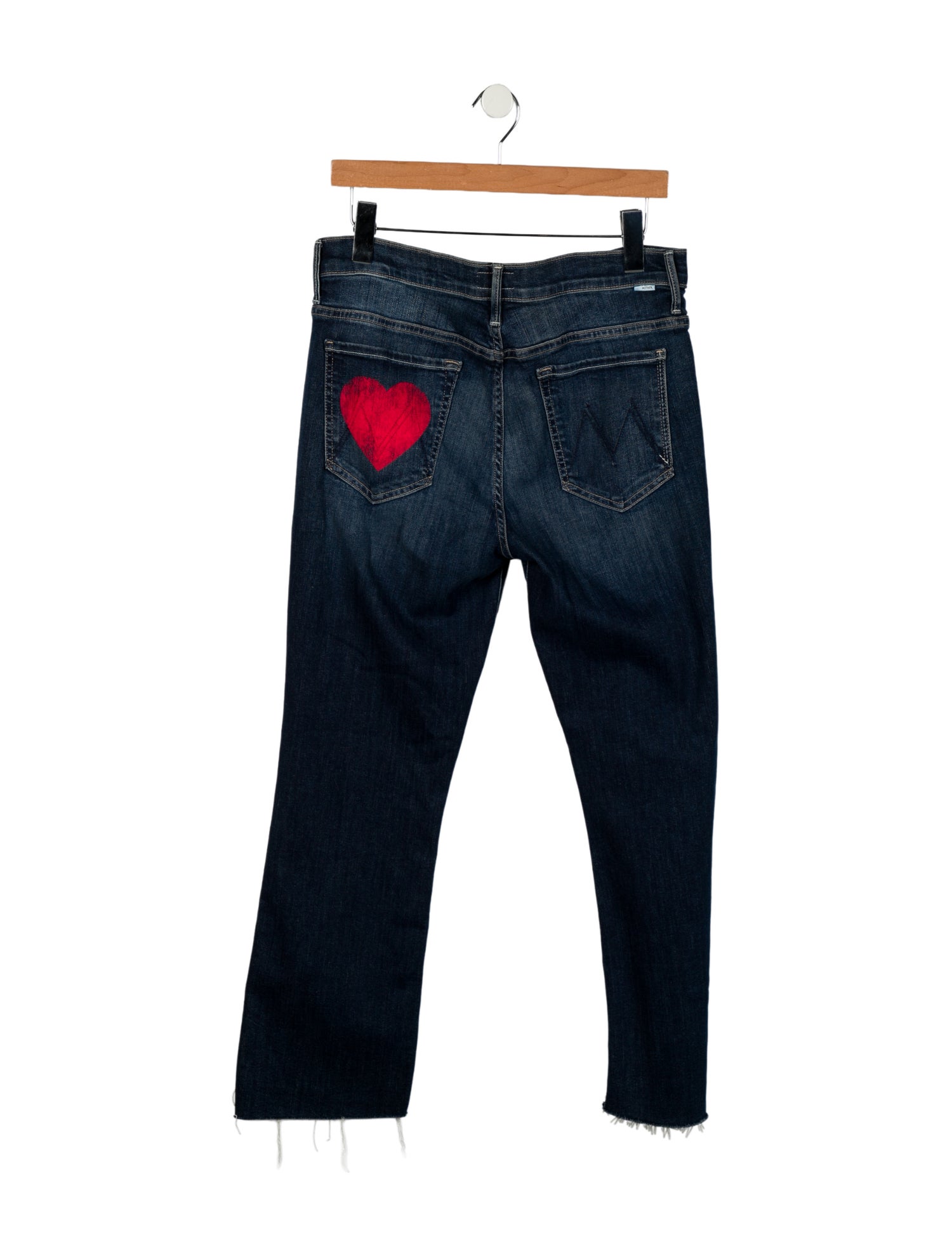 Mother Mid-Rise Straight Leg Jeans