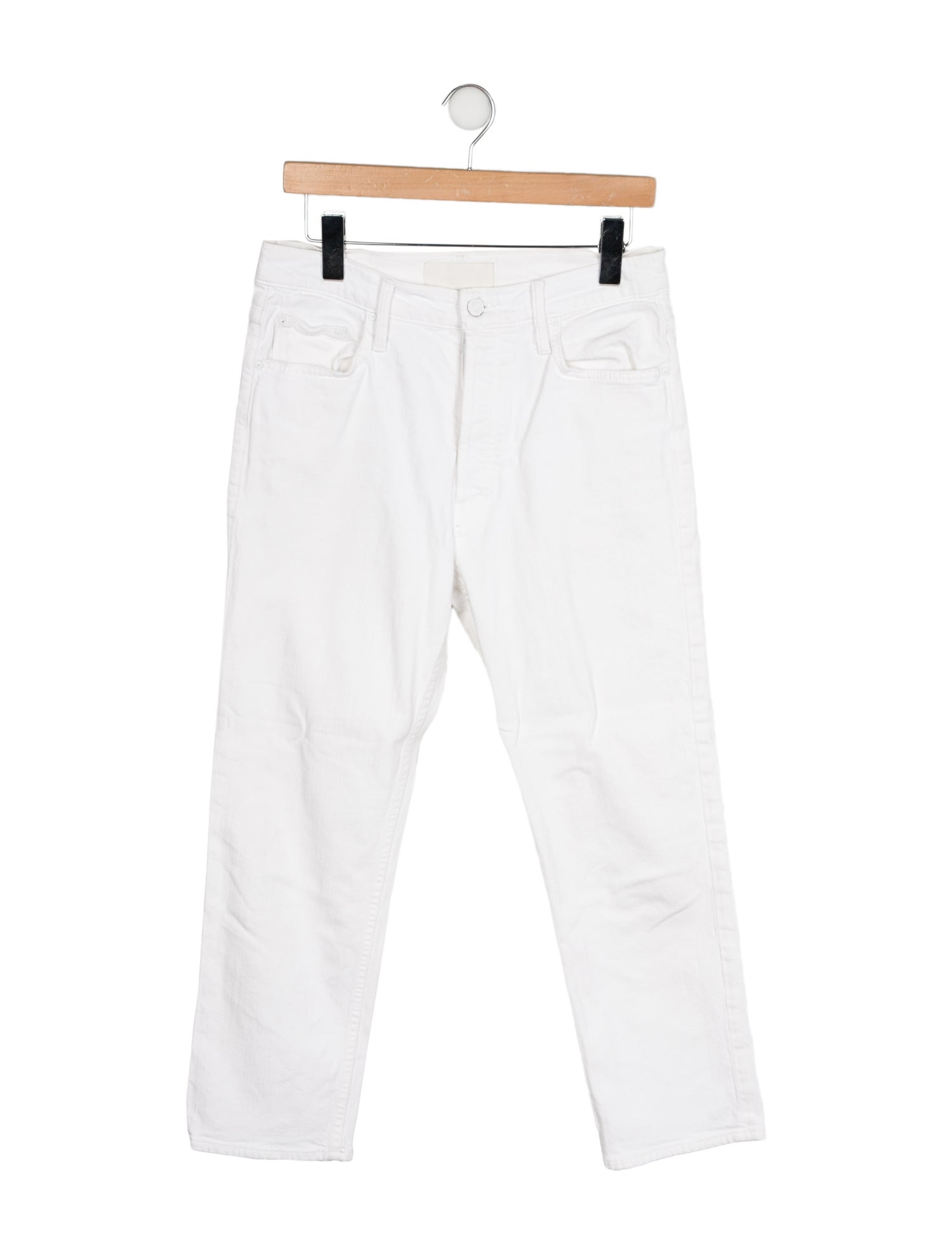 Mother High-Rise Straight Leg Jeans